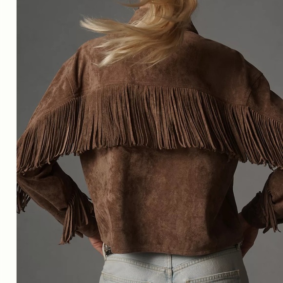 Blank NYC Faux Suede Fringe Jacket - Picture 2 of 5